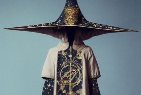 现代巫师的时尚照片