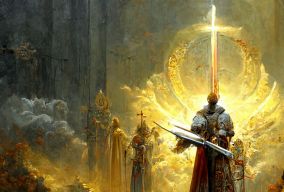 圣骑士手持宝剑
