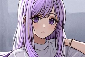 紫发少女