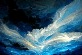 天空的抽象绘画