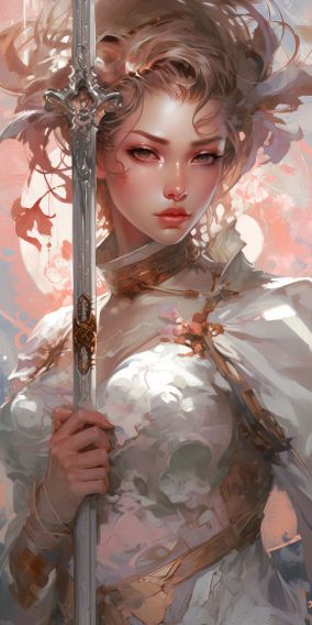[V5] 剑纹身女战士