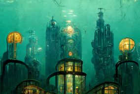 水下未来主义城市