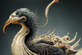 中国古代神话巨型怪兽始祖鸟