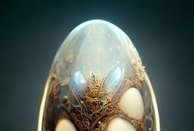 宝石装饰蛋