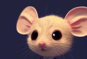 一只可爱的汉服小老鼠