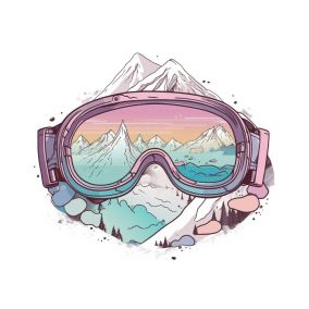 [V5] Kawaii滑雪护目镜T恤设计