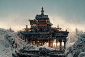 巨大的中国古代宫殿