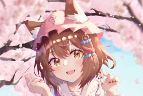 櫻花猫少女