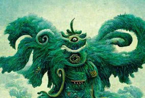 古老的中国神话山海经生物饕餮[网友提供]