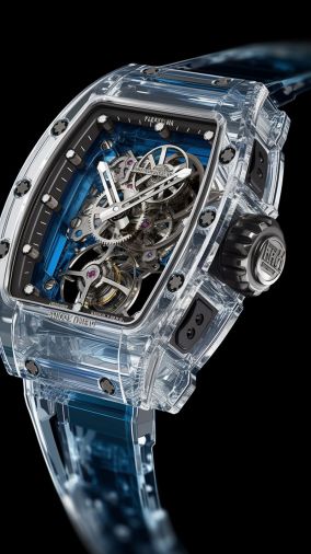 [V5] Richard Mille的逼真奢华水晶陀飞轮手表